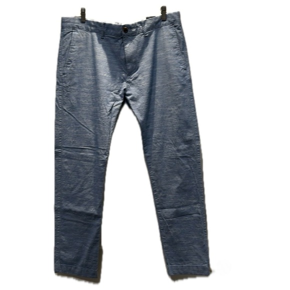 J. Crew Factory Other - J Crew Flex Slim Blue Linen Pants 34X30